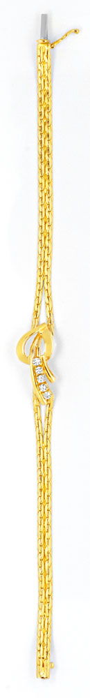 Foto 3 - Diamant-Gold-Armband mit 5 Brillanten 0,18ct, S6140